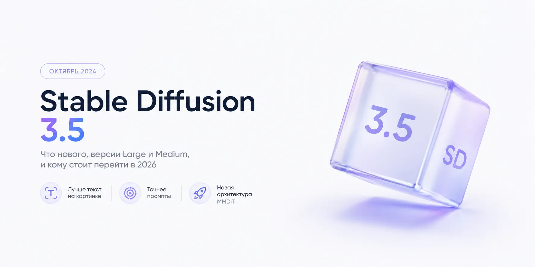 Stable Diffusion 3.5: что нового, отличия от SDXL и стоит ли переходить